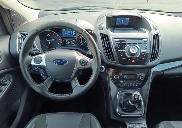 Ford Kuga cena 54900 przebieg: 229810, rok produkcji 2014 z Rajgród małe 326